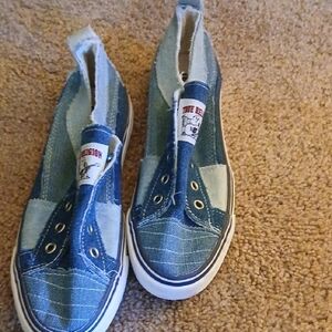 True Religion Blue Denim Women's Sneakers